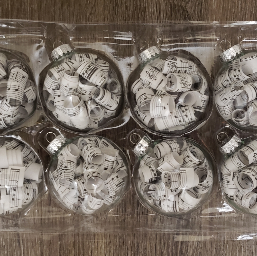 Farmhouse Christmas Ornaments Set of 8 Handmade